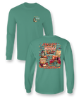 Sassy Frass “Fall Porch” Comfort Color Long Sleeve Tee