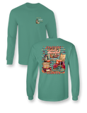 Sassy Frass “Fall Porch” Comfort Color Long Sleeve Tee
