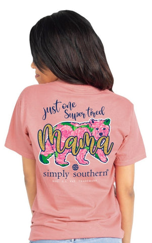 Simply Southern Tired Mama Bear T-shirt