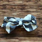 Grey Chevron Knotty Band