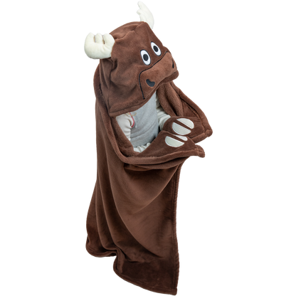 Moose Critter Blanket