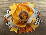 Gold lion bow