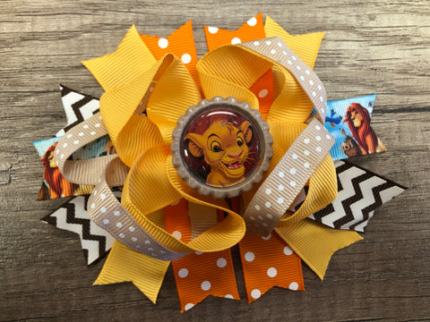 Gold lion bow