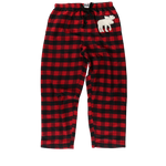 Moose Plaid Unisex PJ Pant