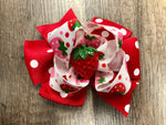 Summer Strawberry bow