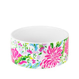 Lilly Pulitzer Dog Bowl, Bunny Business