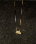 Mama Bear Gold Necklace