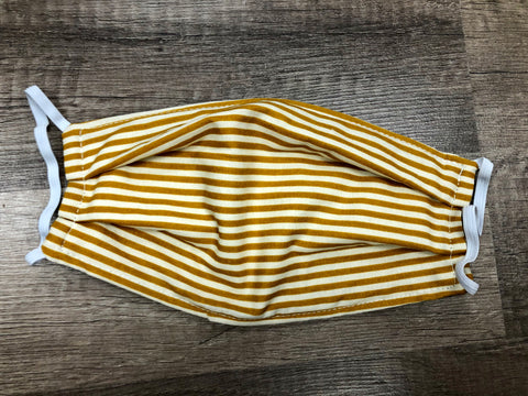 Mustard Stripe Mask