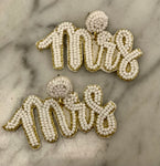 Mrs. Seed Bead Earrings