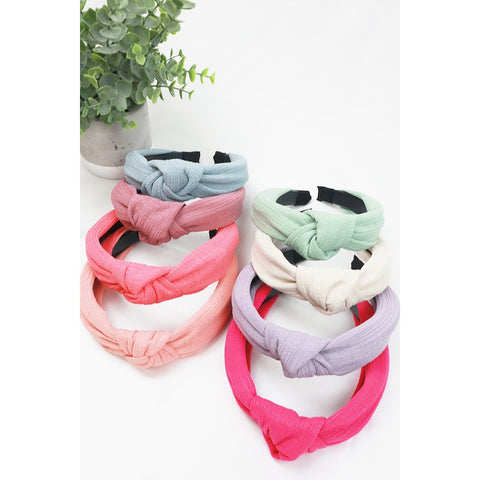 Solid Knotted Headband