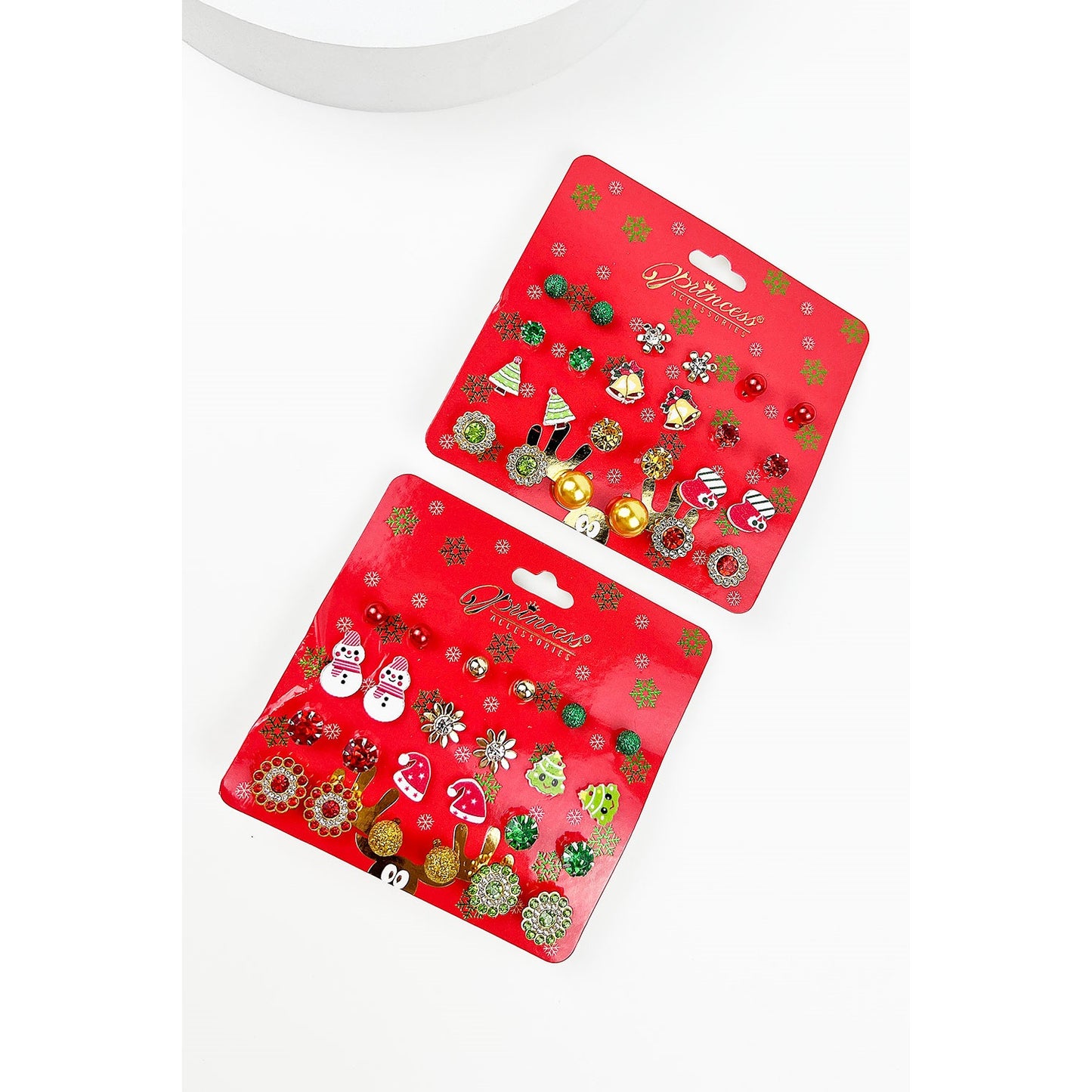 CHRISTMAS STUD EARRING SET