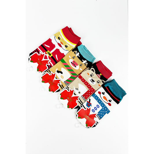 CHRISTMAS SANTA AND FRIENDS FULL BODY SOCKS
